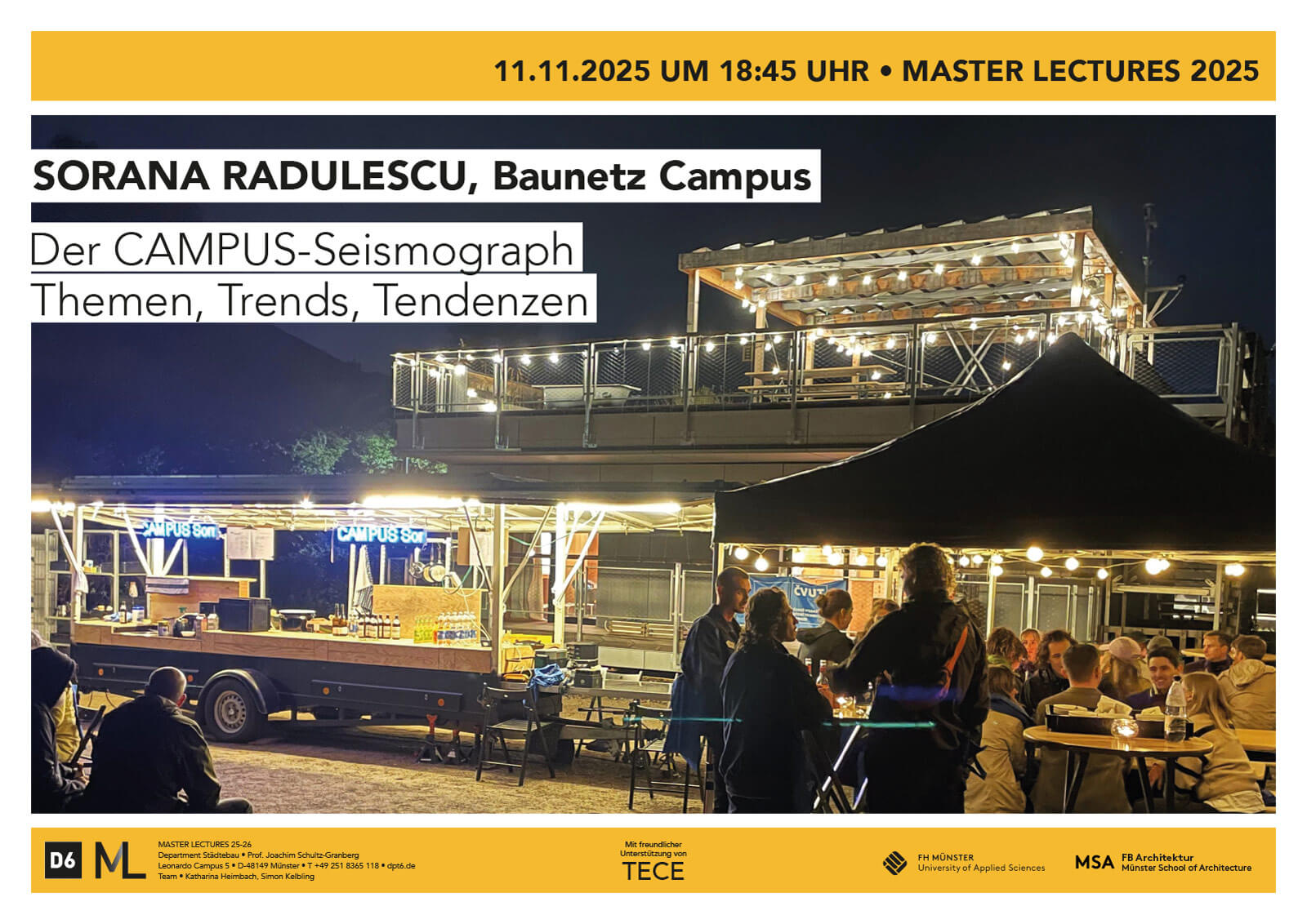 master lectures Sorana Radulescu: Campus Seismograph